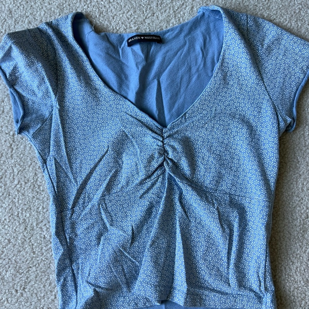 Floral Printed Brandy Melville Top